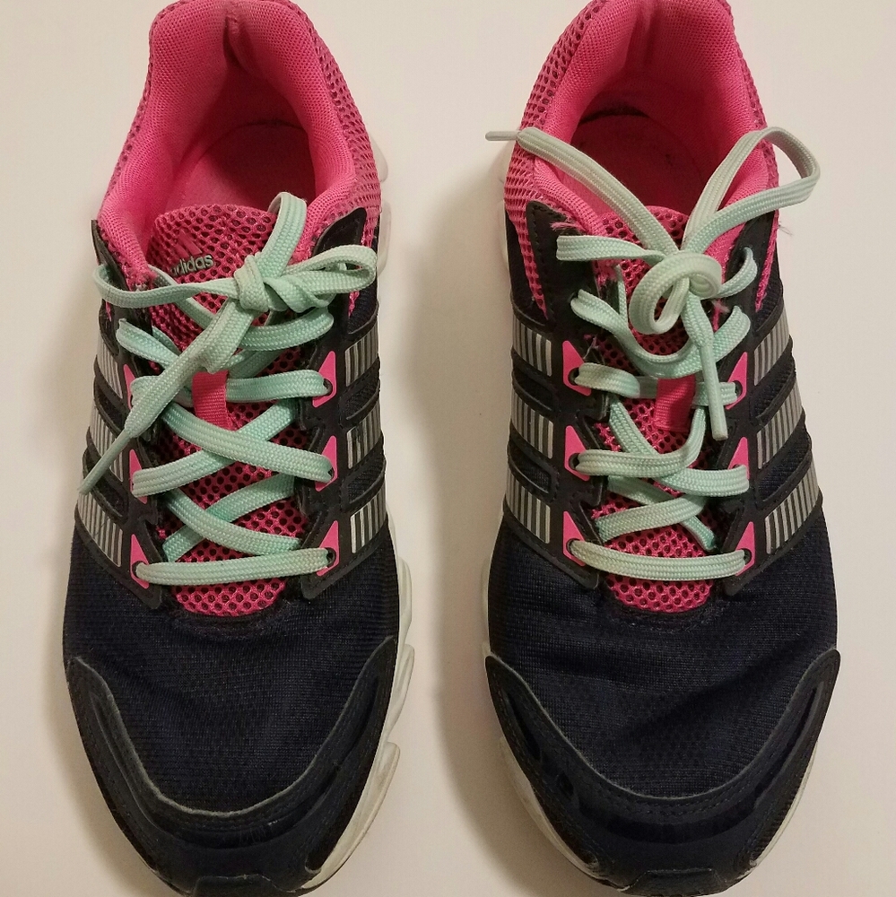 Adidas Navy/Pink Tennis Shoes
